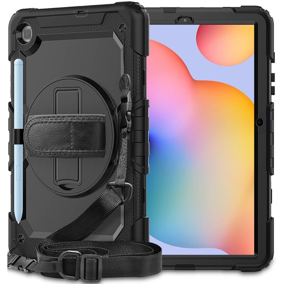 Obrněné pouzdro pro Samsung Galaxy Tab S6 Lite 2020 P610/P615 / S6 Lite 2022 10.4, ochranné 360 se slotem na stylus, modré
