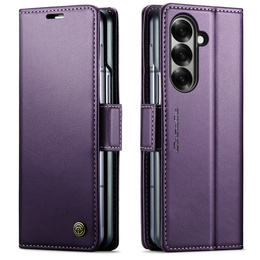 CASEME Litchi Wallet flipové pouzdro pro Samsung Galaxy Z Fold7 5G