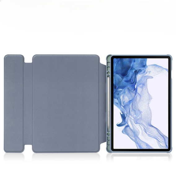 Pouzdro s klávesnicí pro Samsung Galaxy Tab S9, Rotary 360° Leather, fialové
