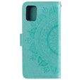 Klopové pouzdro pro Oppo Reno6 5G, Mandala, zelené