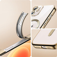 Pouzdro pro iPhone 12, Electro MagSafe, zlaté + sklo na displej