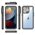 Vodotěsné pouzdro IP68 pro iPhone 15 Pro, černé