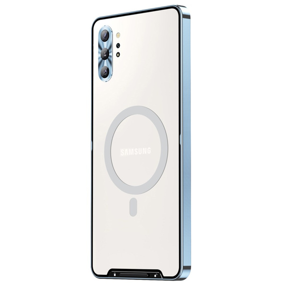 Ochranné pouzdro na fotoaparát pro Samsung Galaxy Note 10+ Plus, CamShield MagSafe, transparentní / modré