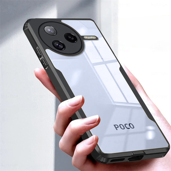 Pouzdro pro Xiaomi Poco F7 Pro, AntiDrop Hybrid, černé