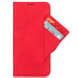 Klopové pouzdro pro TCL 40 NxtPaper, Card Slot, červené