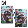 Pouzdro pro Samsung Galaxy Tab A7 Lite, s klopou, raccoon