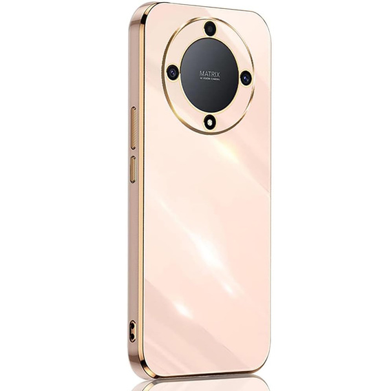 Pouzdro pro Honor Magic 5 Lite, Glamour CamShield, růžové rose gold