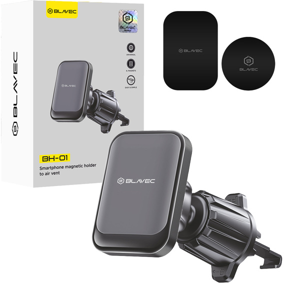 Magnetický držák do auta do mřížky čelního skla, pro chytré telefony