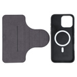 Pouzdro X-LEVEL pro iPhone 16 Pro Max, Magnetic Card Holder, šedé