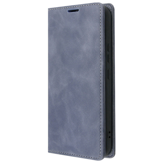 Pouzdro pro Samsung Galaxy A54, ERBORD Vintage peněženka s klopou, šedé