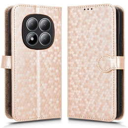 Pouzdro s klopou Wallet Rhombus pro Xiaomi Redmi Note 15 Pro 5G