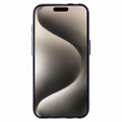 Pouzdro pro iPhone 15 Pro, Carbon Fiber MagSafe, modré