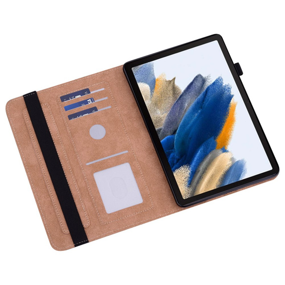 Pouzdro pro Samsung Galaxy Tab A9, Classic, s prostorem pro stylus, černé