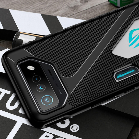 Pouzdro pro ASUS ROG Phone 8 Pro, Carbon Gel, černé