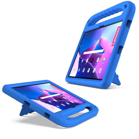 Dětské pouzdro pro Lenovo Tab P11 Gen 2 TB350FU TB350XU 11.5", dětské pouzdro s rukojetí, modré