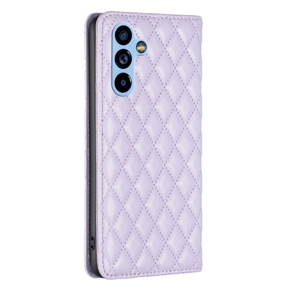 Klopové pouzdro pro Samsung Galaxy A54 5G, Wallet, BINFEN COLOR, fialové