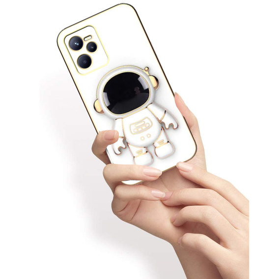 Pouzdro pro Realme C35, Astronaut, bílé