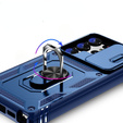 Pouzdro pro Samsung Galaxy S24 Ultra, CamShield Slide, modré