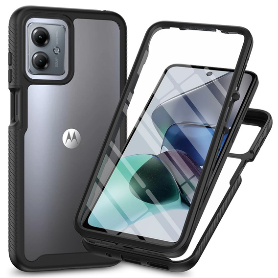Pouzdro pro Motorola Moto G54 5G, Shockproof, s fólií, černé
