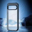 Pouzdro DuxDucis pro Google Pixel 9 / Google Pixel 9 Pro, Aimo case, transparentní / černé