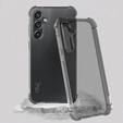IMAK pouzdro pro Samsung Galaxy S23 FE, Dropproof, transparentní / černé