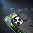 Pouzdro pro iPhone 16 Pro Max, Military Magnet, pro MagSafe, černé