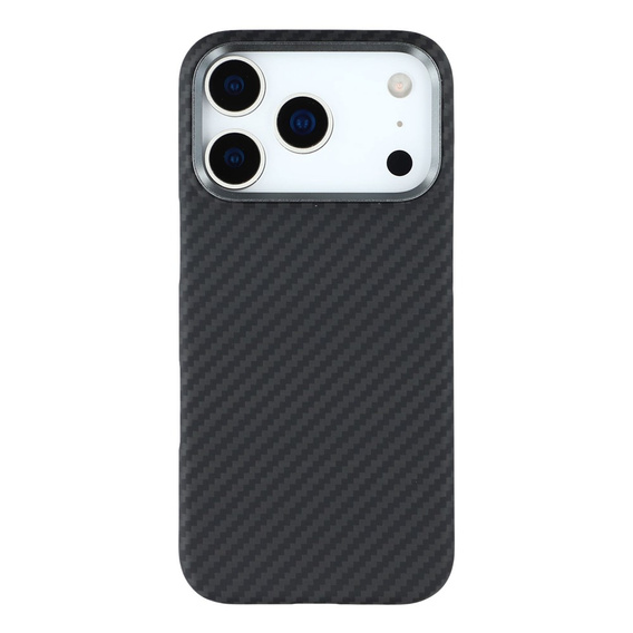 Pouzdro pro iPhone 17 Pro, Carbon Fiber, pro MagSafe, černé