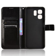 Klopové pouzdro pro Infinix Hot 50i 4G, Crazy Horse Wallet, černé