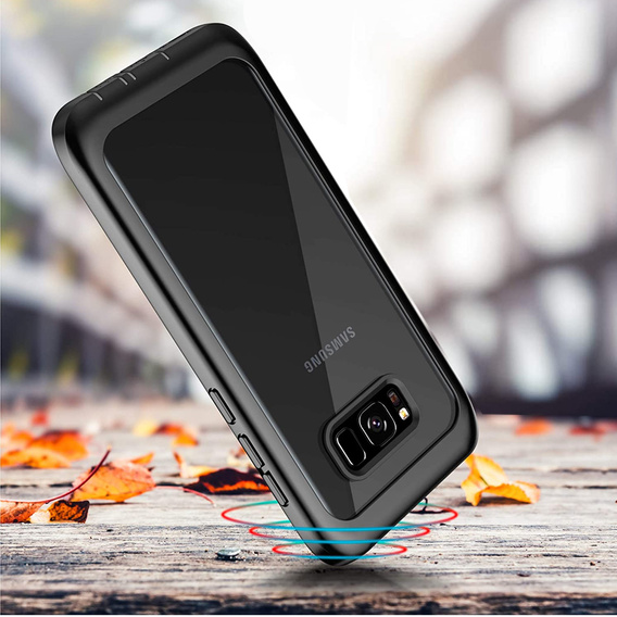 Pouzdro pro Samsung Galaxy S8+ Plus, Shockproof, s fólií, modré