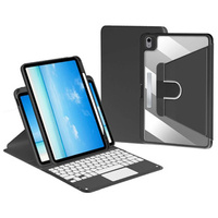 Pouzdro + klávesnice iPad Air 10.9 4 2020 / 5 2022 / iPad Pro 11 2022 / 2021 / 2020, Touchpad Pen Slot, černé