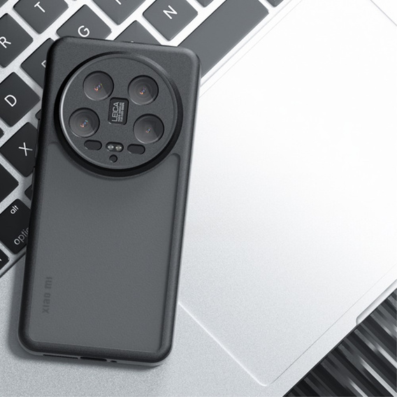 Pouzdro pro Xiaomi 14 Ultra, Fusion Hybrid, s ochranou fotoaparátu, transparentní / černé