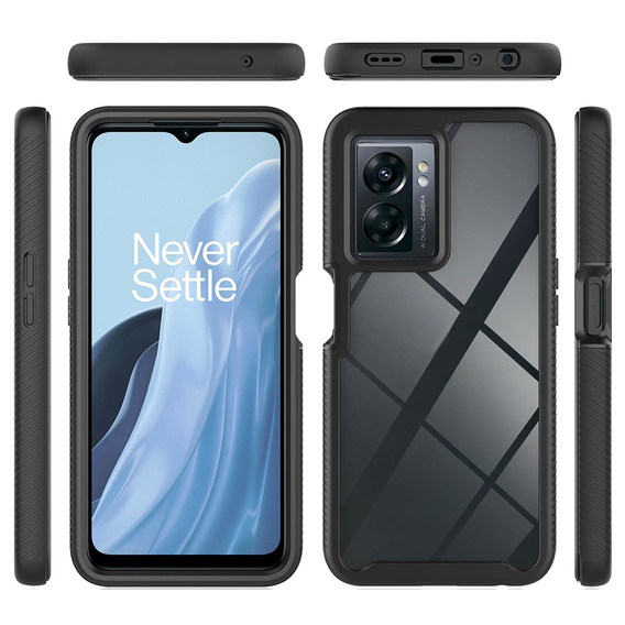 Pouzdro pro Oppo A57s, Shockproof, s fólií, černé