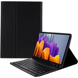 Pouzdro + klávesnice Samsung Galaxy Tab S7 T870/T875 / S8, Pen Slot, černé