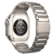 Náramek pro Apple Watch 1/2/3/4/5/6/7/8/9/SE/ULTRA/ULTRA 2 42/44/45/49MM, titanový