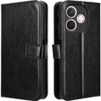 Klopové pouzdro pro Oppo A5 Pro 5G, Crazy Horse Wallet, černé