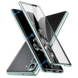 Pouzdro pro Samsung Galaxy S23 Plus, Magnetic Dual Glass, zelené