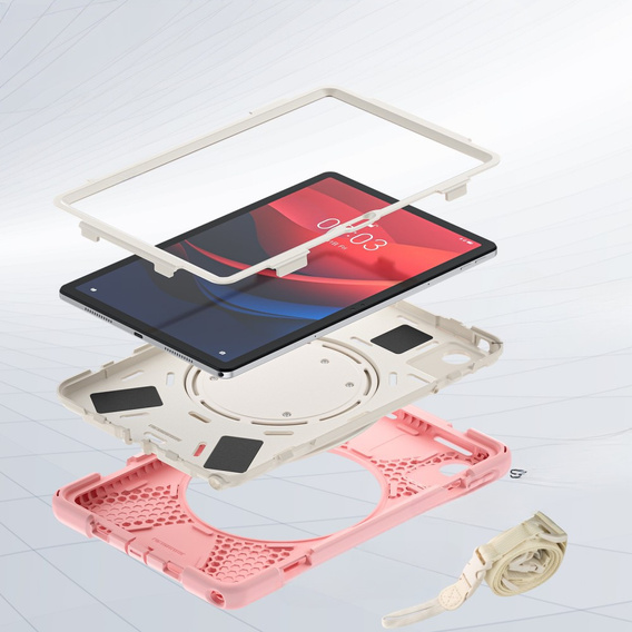 Dětské pouzdro pro Lenovo Tab M11, pancéřované, růžové