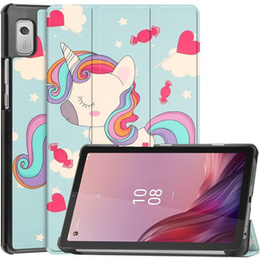 Pouzdro pro Lenovo Tab M9, Smartcase, unicorn