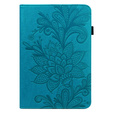 Pouzdro s klopou pro Lenovo Tab M9, flower, modré