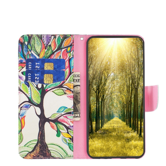 Klopové pouzdro pro Infinix Hot 40i, Wallet, Tree of Life
