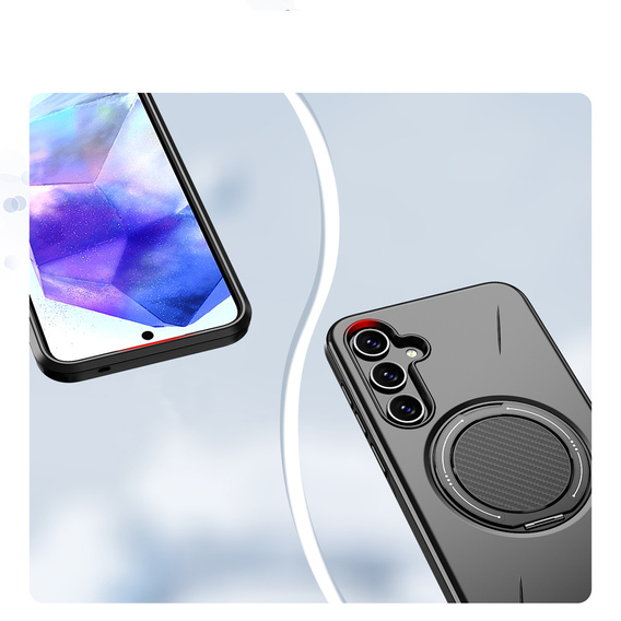 Pouzdro s podstavcem MagSafe pro Samsung Galaxy A57 5G, černé