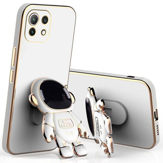 Pouzdro pro Xiaomi Mi 11 Lite / Mi 11 Lite 5G / 11 Lite 5G NE, Astronaut, bílé