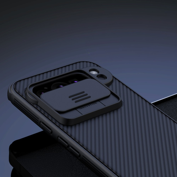 Pouzdro pro Google Pixel 9 Pro XL, obrněné Nillkin, CamShield Pro, černé