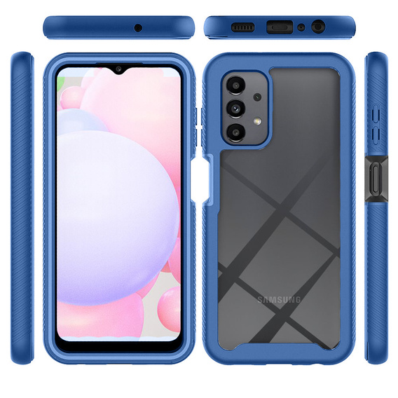 Pouzdro pro Samsung Galaxy A13 4G, Shockproof, s fólií, modré