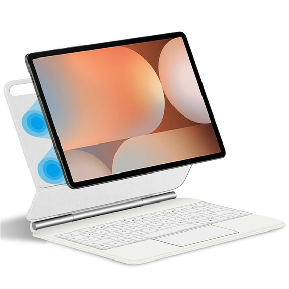 Pouzdro s klávesnicí Bluetooth a touchpadem pro Samsung Galaxy Tab S10+ / S9+ / S9 FE+ / S8+ / S7 FE