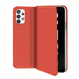 Klopové pouzdro pro Samsung Galaxy A32 5G, Wallet Smart Magnet, červené