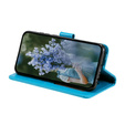 Klopové pouzdro pro Xiaomi Redmi Note 13 Pro 4G / Xiaomi Redmi Note 14S / Xiaomi Poco M6 Pro 4G, Mandala, modré