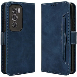 Klopové pouzdro pro Oppo Reno 12 Pro, Card Slot, námořnicky modré