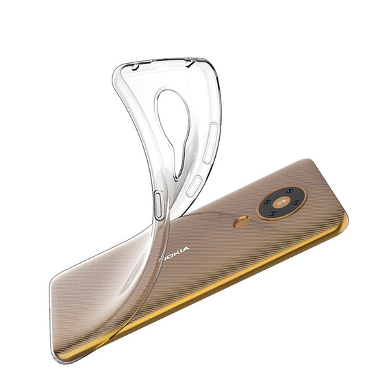 Tenké pouzdro pro Nokia 3.4, Slim, průhledné