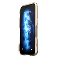 Pouzdro LUPHIE pro iPhone 14 Plus, Armor Bumper, zlaté